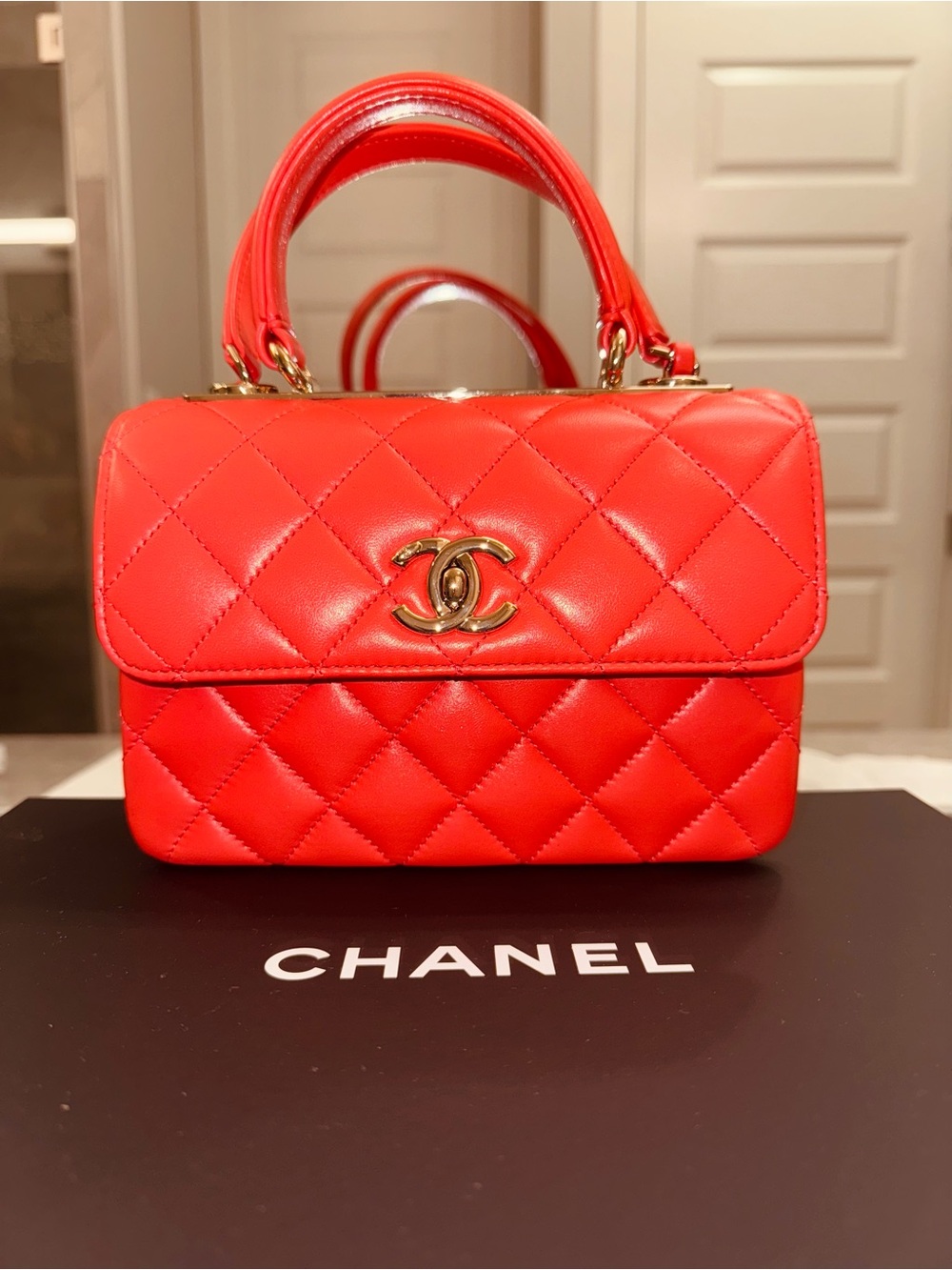 CHANEL Mini Flap Bag with Top Handle – 24S Collection